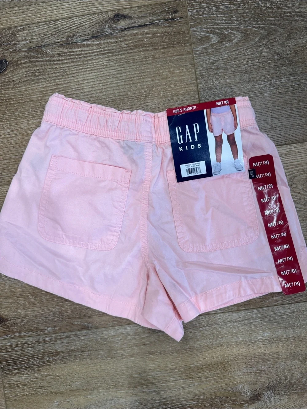GAP Light Pink Girls' Drawstring Casual Shorts